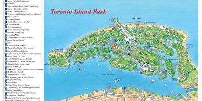 Mapa de la isla de Toronto