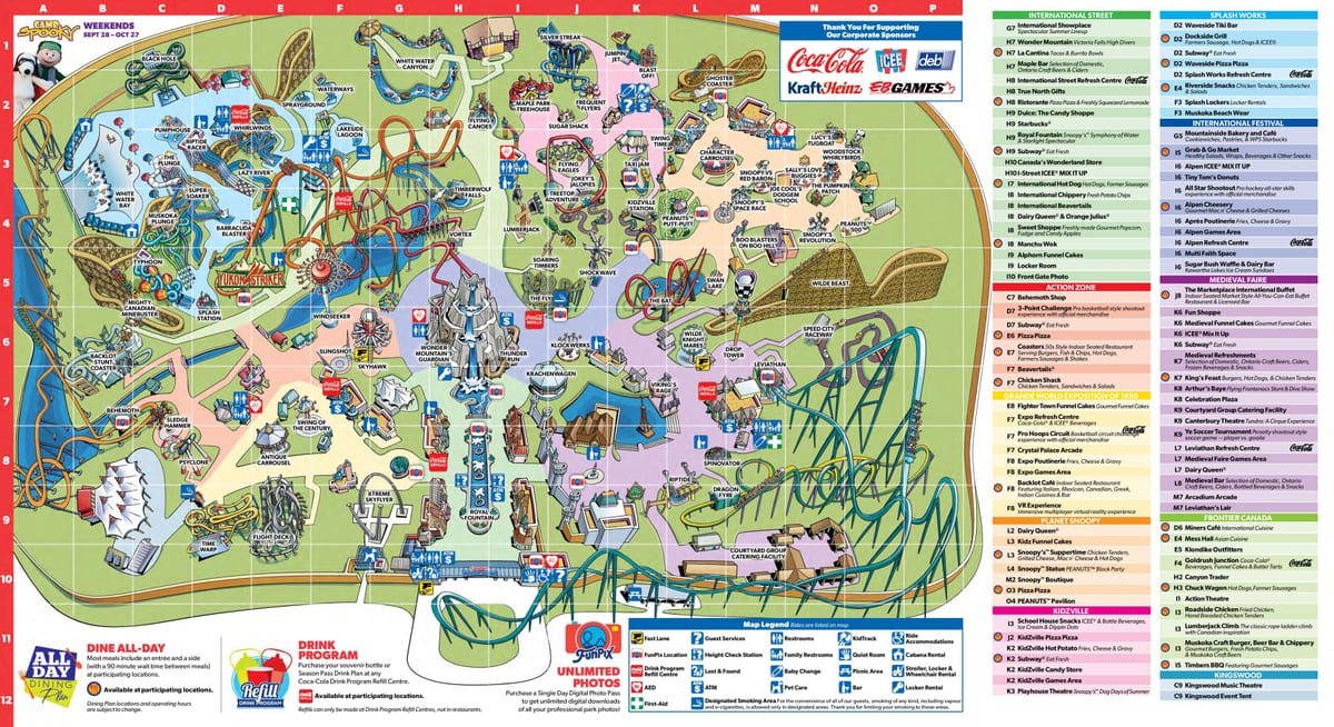 mapa de el país de las Maravillas de Toronto