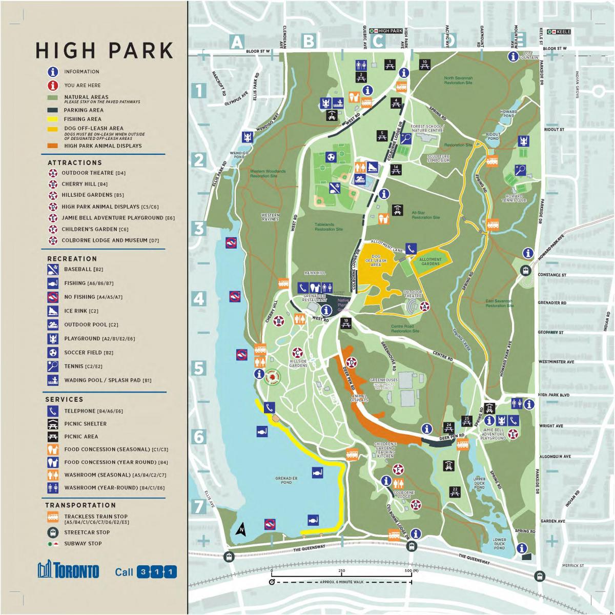 high park mapa
