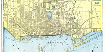 Antiguo mapa de Toronto